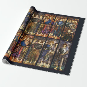Papier Cadeau SIX JOURS D'ANGELS DE CRÉATION par Edward Burne Jo