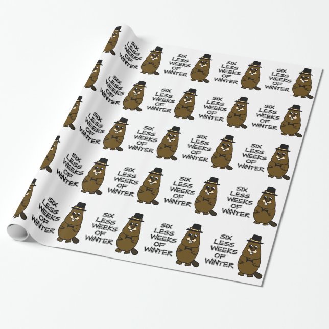 Papier Cadeau Six semaines de moins d'hiver (Déroulé)