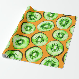 Papier Cadeau Slices Kiwi