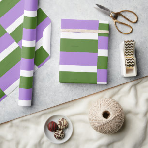 Papier Cadeau SlipperyJoe's Genderqueer Pride Couleurs du drapea
