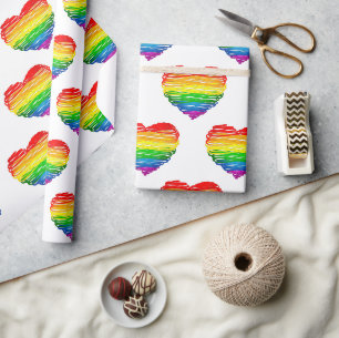 Papier Cadeau SlipperyJoe's orgueil griffé dessin en forme de co