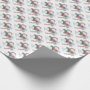 Papier Cadeau Snowman au pôle Nord