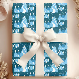 Papier Cadeau Snowy Winter Wonderland