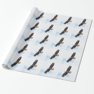 Papier Cadeau Soaring Bald Eagle Wildife Photo Art