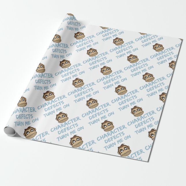 Papier Cadeau Sobre de récupération de défauts de caractère bu (Déroulé)