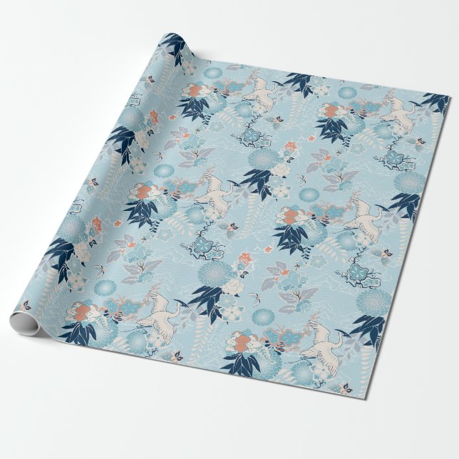 Papier Cadeau Soie asiatique (Déroulé)