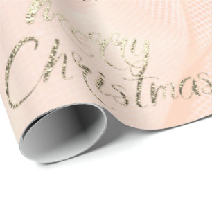 Papier Cadeau Soie de manuscrit de parties scintillantes d'or de