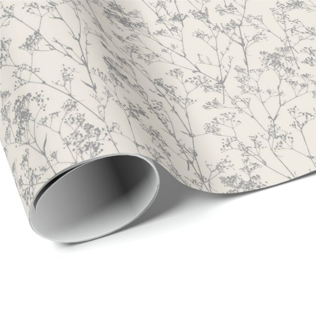 Papier Cadeau Soirée Calmante, Enveloppe Cadeau Romantique Tropi (Coin rond)