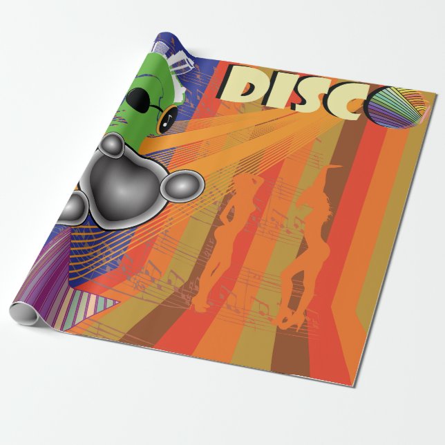 Papier Cadeau Soirée disco (Déroulé)