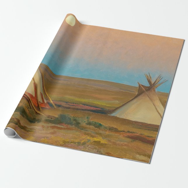 Papier Cadeau Soirée sur la réserve Blackfoot de Dixon (Déroulé)