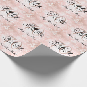 Papier Cadeau Soixante-dixième fête d'anniversaire du pays des