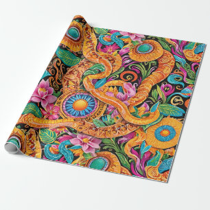 Papier Cadeau Soleil mexicain de Serpentine