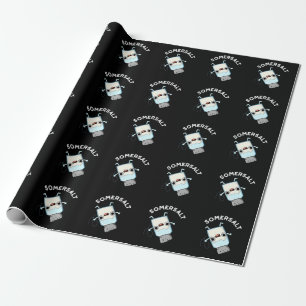 Papier Cadeau Somersel Funny Somersault Salt Pun Dark BG