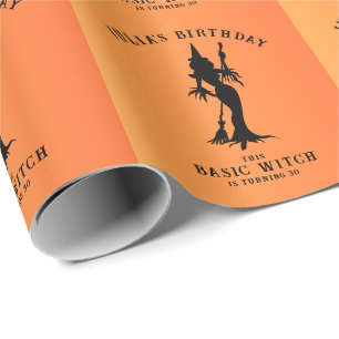 Papier Cadeau Sorcière de base Femmes modernes Halloween