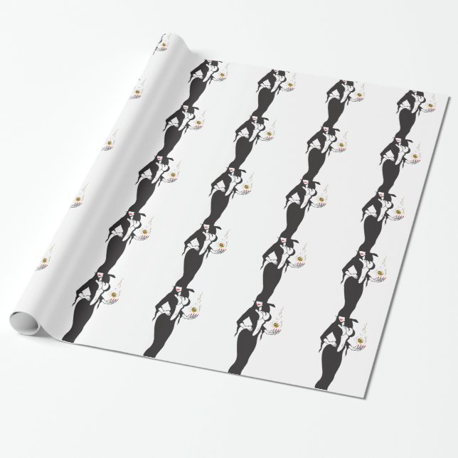 Papier Cadeau sorcière de l'ampli halloween (Déroulé)