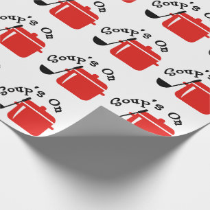 Papier Cadeau Soupe allumée