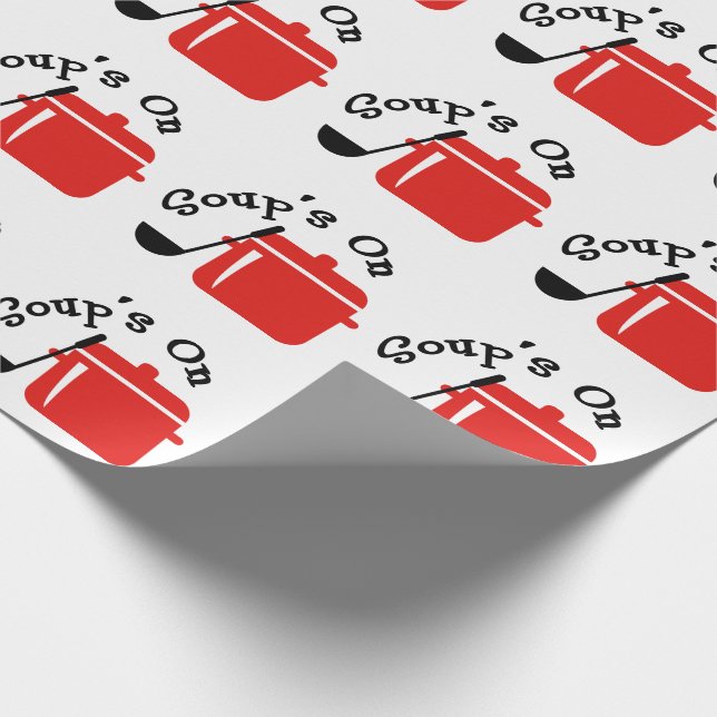 Papier Cadeau Soupe allumée (Coin)