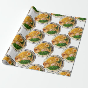 Papier Cadeau Soupe de nouilles de Ramen de porc