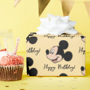 Papier Cadeau Sourire de Mickey Mouse
