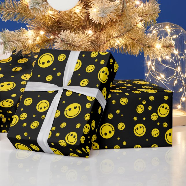 Papier Cadeau Sourires Pois (Vacances)