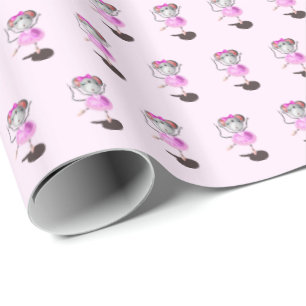 Papier Cadeau Souris Ballerina