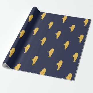 Papier Cadeau Sous-marin jaune