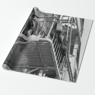 Papier Cadeau Sous-vêtements pour Humour sec Photo noir et blanc
