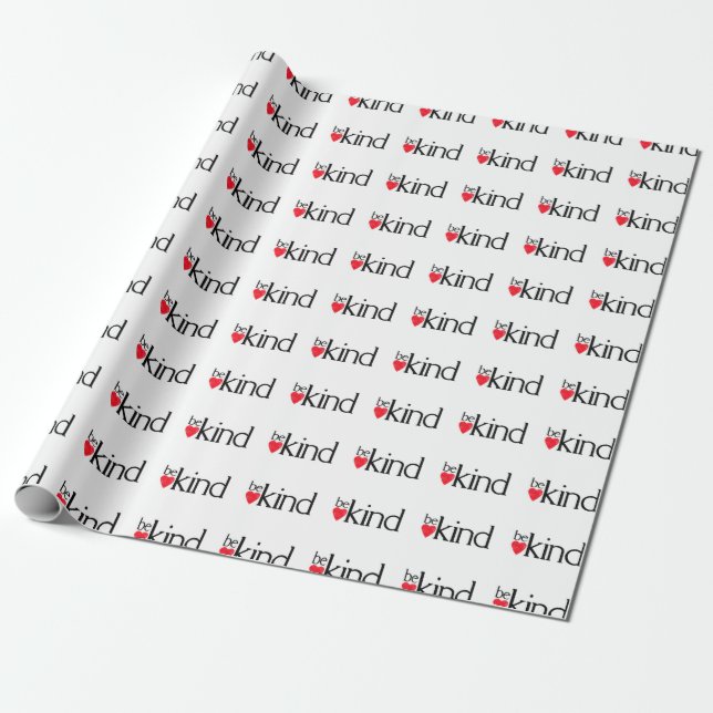 Papier Cadeau Soyez aimable - des sujets de gentillesse (Déroulé)