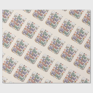 Papier Cadeau Soyez gentil avec vous-même, Motivationnel, Inspir