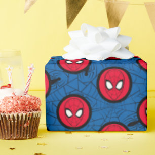 Papier Cadeau Spider-Man   Logo de la tête