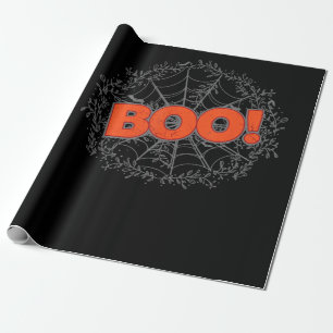 Papier Cadeau Spider Web Boo Venin Idea