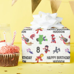 Papier Cadeau Spidey et ses amis incroyables Anniversaire Confet