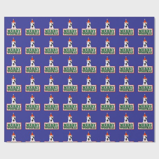 Papier Cadeau Spike "Merry Woofmass" gift wrap (Plat)