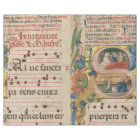Splendide Manuscrit De Musique Médiévale