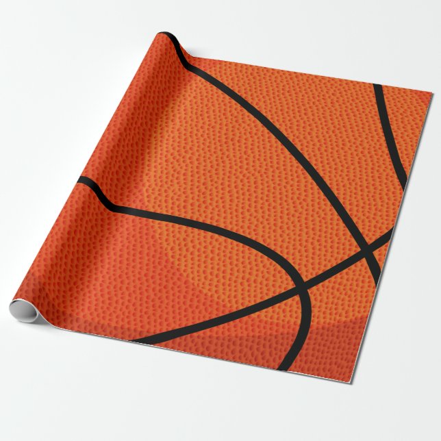 Papier Cadeau Sports de basket (Déroulé)