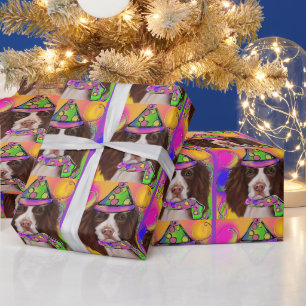 Papier Cadeau Springer Spaniel Anglais          