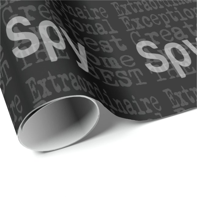 Papier Cadeau Spy (Coin rond)