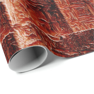 Papier Cadeau Squares with dark and light red wall texture