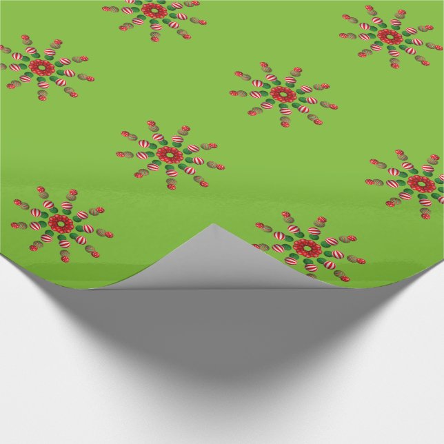 Papier Cadeau Starburst de Christmas (Coin)
