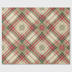 Papier Cadeau Starburst Plaid