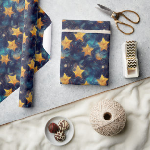 Papier Cadeau Starry Sky