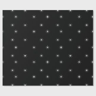 Papier Cadeau Starts white on black