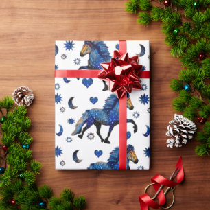 Papier Cadeau Stary Night Charismatic Tolting cheval islandais