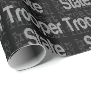 Papier Cadeau State Trooper Extraordinaire