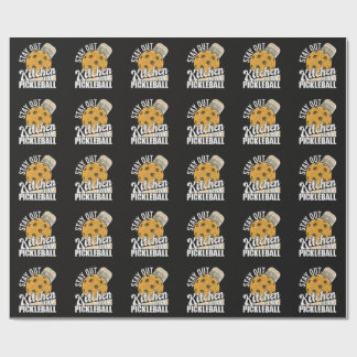 Papier Cadeau Stay Out of The Kitchen Play Pickleball