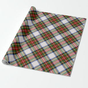 Papier Cadeau Stewart Royal Robe Plaid écossais Motif