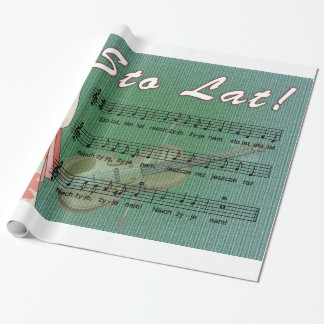 Papier Cadeau Sto Lat Chanson Avec Fille Et Fiddle