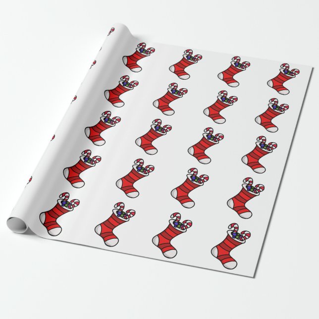 Papier Cadeau Stockage de Noël (Déroulé)