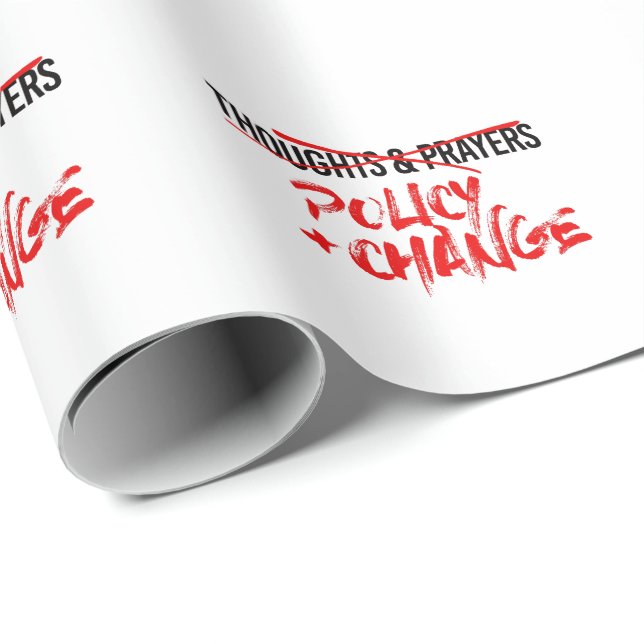 Papier Cadeau Stratégie et modification maintenant (Coin rond)