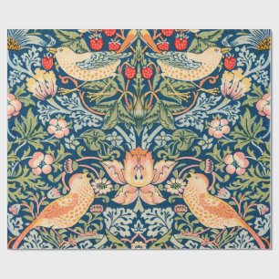 Papier Cadeau Strawberry Thief (par William Morris)
